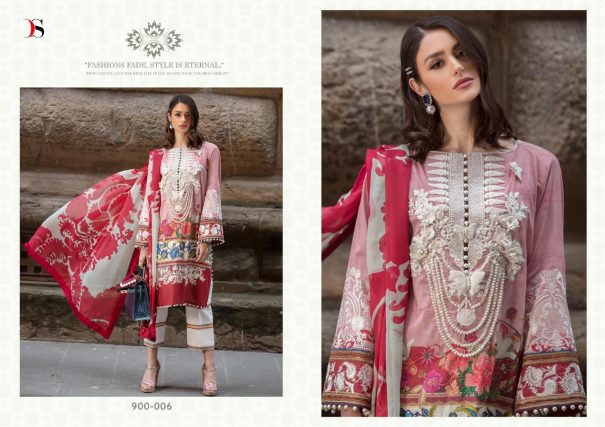 SANA SAFINAZ LAWN 19 - DEEPSY SUIT : 8 pcs - Image 2