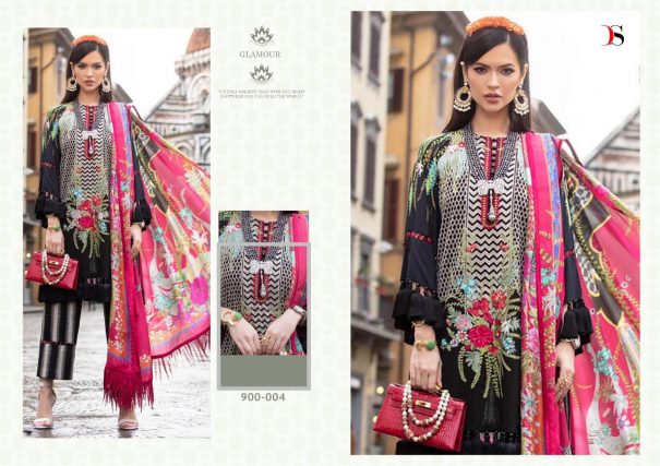SANA SAFINAZ LAWN 19 - DEEPSY SUIT : 8 pcs - Image 4
