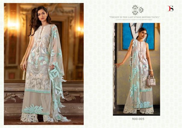 SANA SAFINAZ LAWN 19 - DEEPSY SUIT : 8 pcs - Image 8