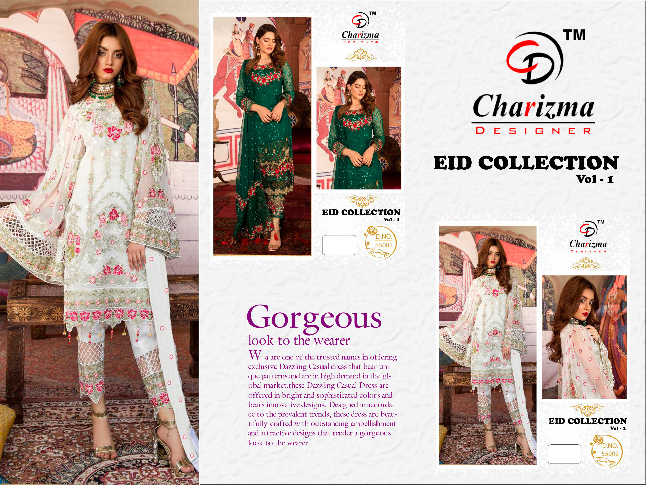 CHARIZMA DESIGNER EID COLLECTION 1 2 pcs BEST PRICE