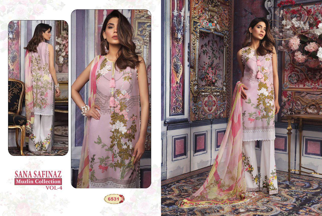 SANA SAFINAZ MUSLIN 4 - SHREE FABS : 8 pcs - Image 13