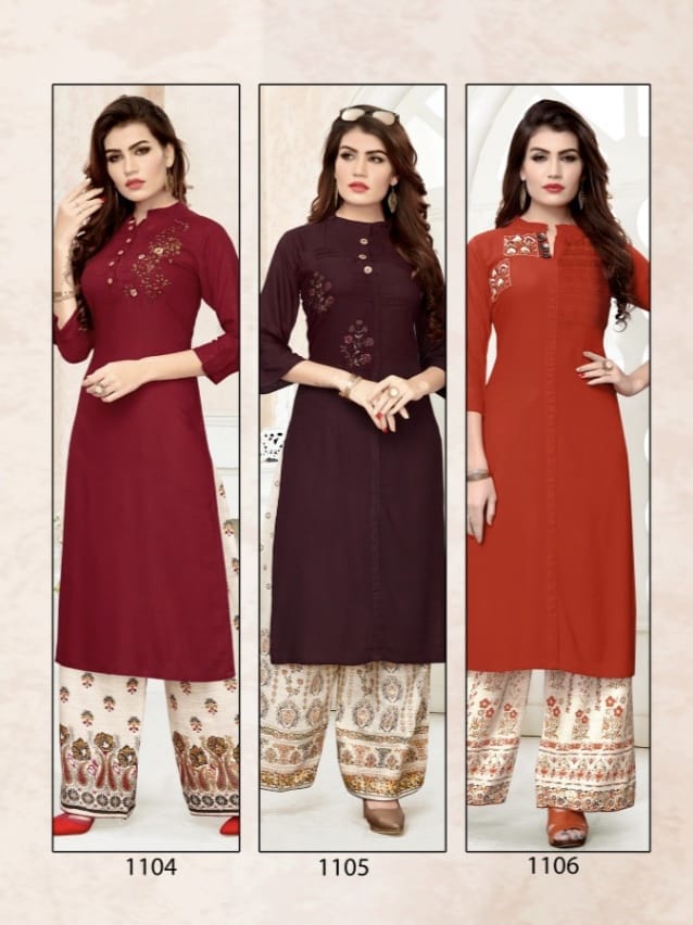 APPLE KURTI - PARIDHAN : 3 pcs - Image 5