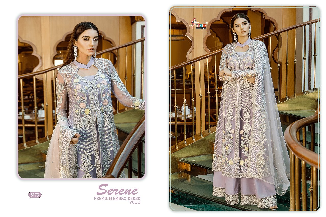 SHREE FABS - SERENE PREMIUM EMBROIDED 2 : 3 pcs - Image 6