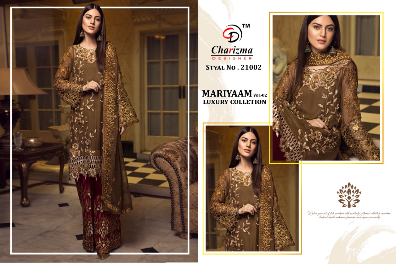 CHARIZMA DESIGNER - MARIYAAM 2 LUXURY COLLECTION : 5 pcs - Image 10