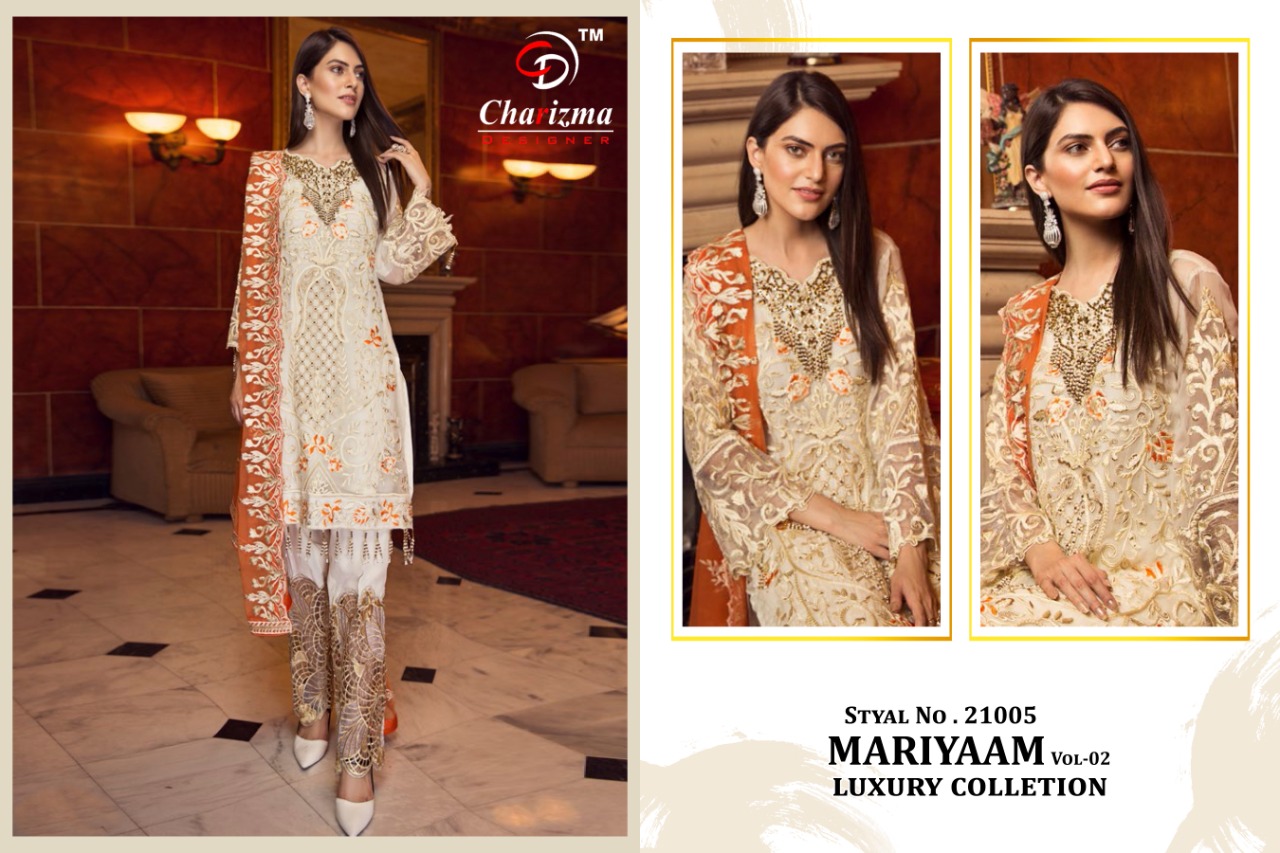 CHARIZMA DESIGNER - MARIYAAM 2 LUXURY COLLECTION : 5 pcs - Image 4