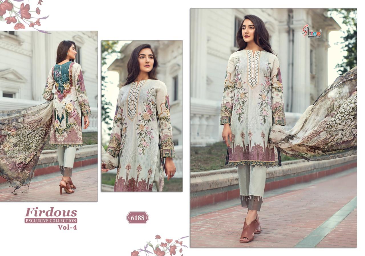 SHREE FABS - FIRDOUS EXCLUSIVE COLLECTION 4 : 7 pcs - Image 4