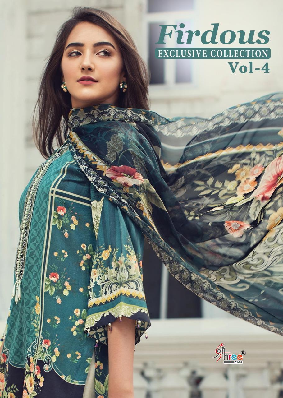 SHREE FABS - FIRDOUS EXCLUSIVE COLLECTION 4 : 7 pcs