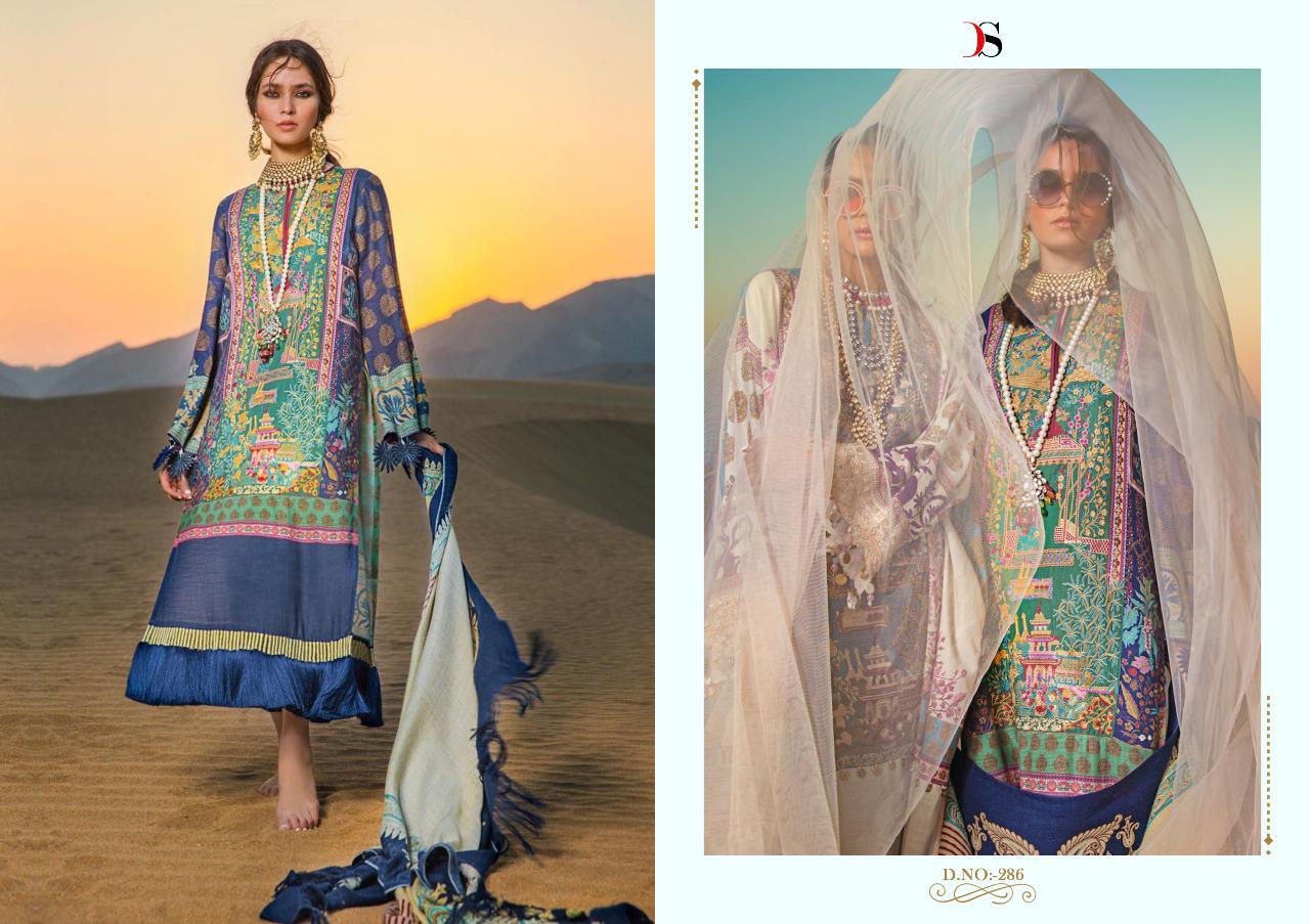DEEPSY SUITS - SANA SAFINAZ LINEN 19 : 6 pcs - Image 8