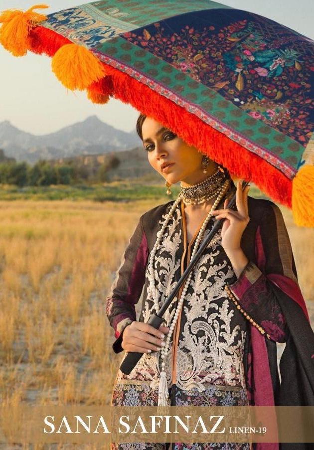 DEEPSY SUITS - SANA SAFINAZ LINEN 19 : 6 pcs