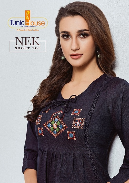 TUNIC HOUSE NEK SHORT TOP