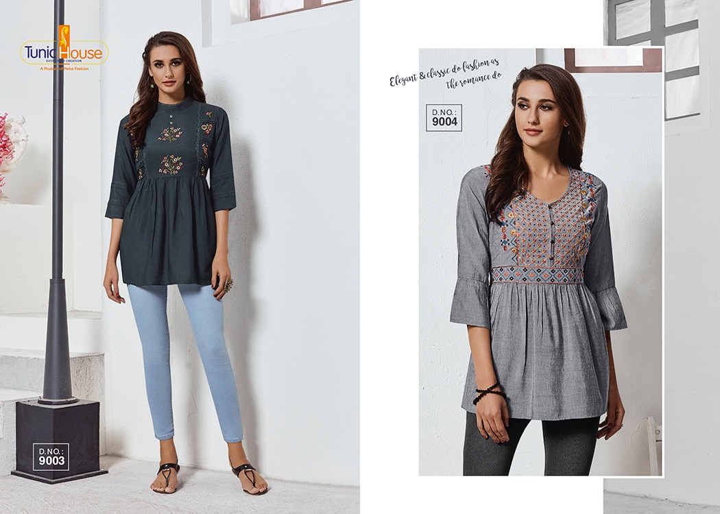 TUNIC HOUSE NEK SHORT TOP - Image 3