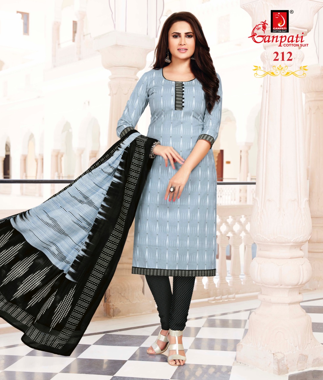 ganpati cotton suit stitched wholesale