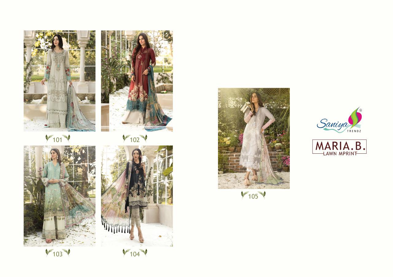 SANIYA TRENDZ MARIA B LAWN MPRINT - Image 10