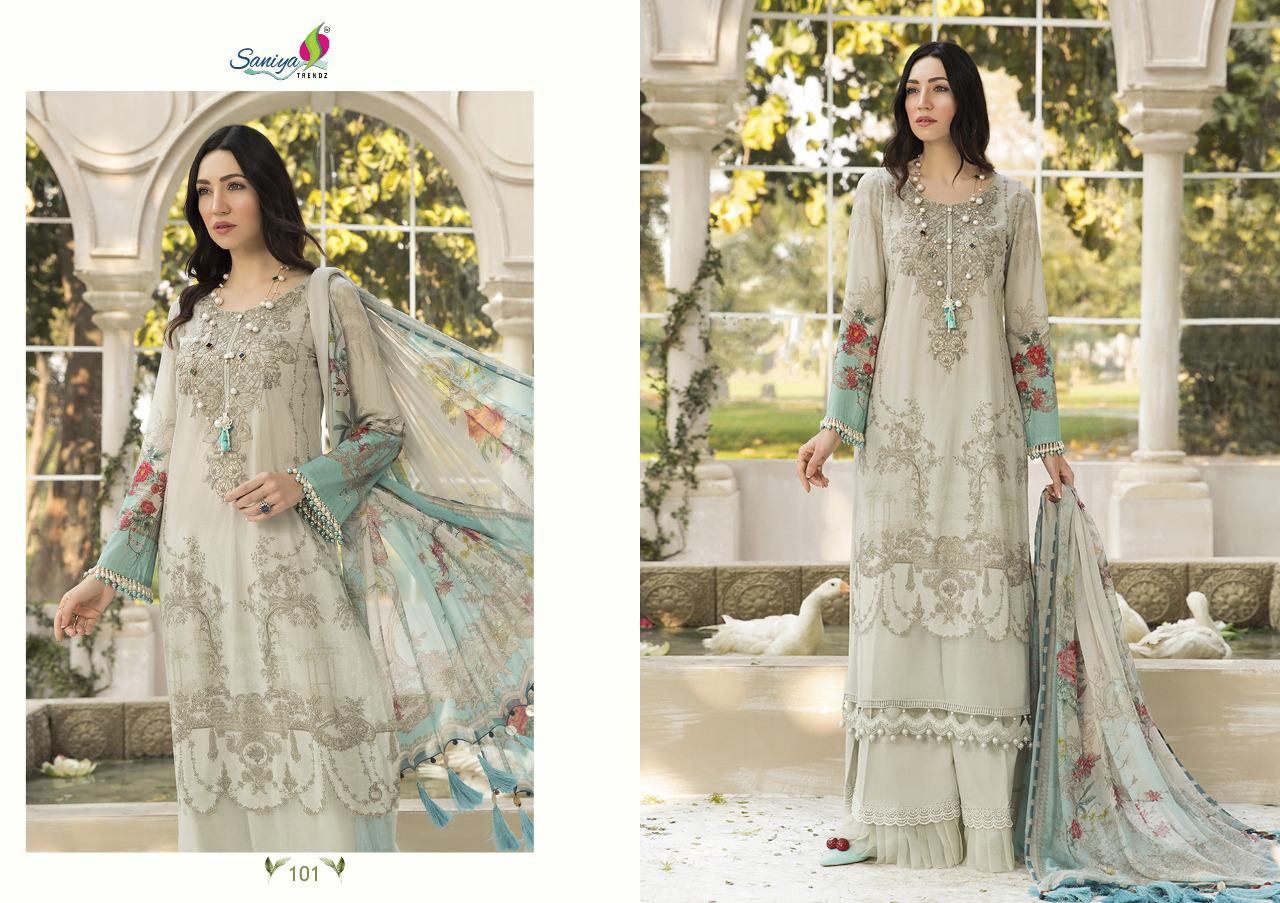SANIYA TRENDZ MARIA B LAWN MPRINT - Image 5