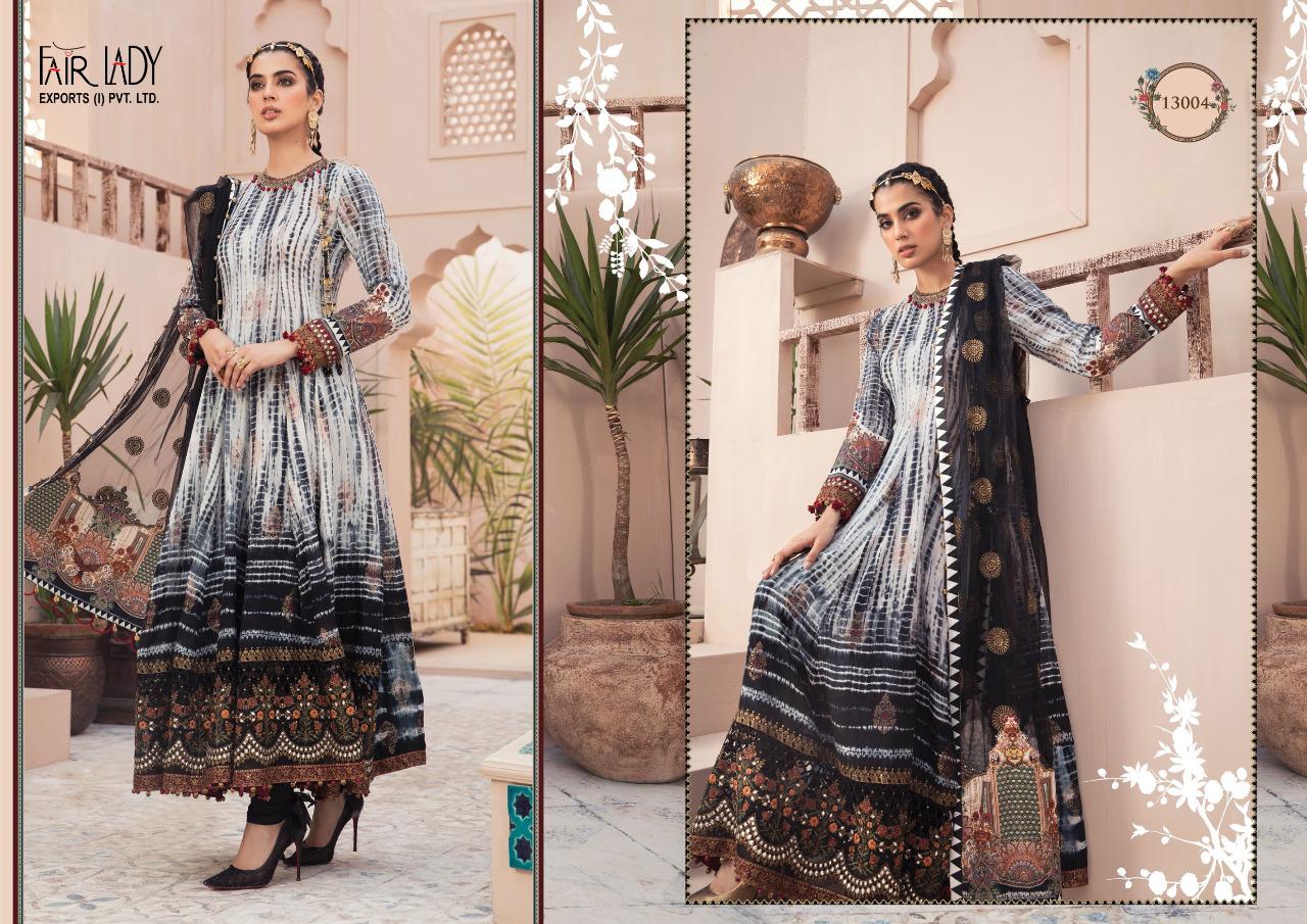 FAIR LADY MARIA B LAWN (SIFFON DUPATTA) - Image 4