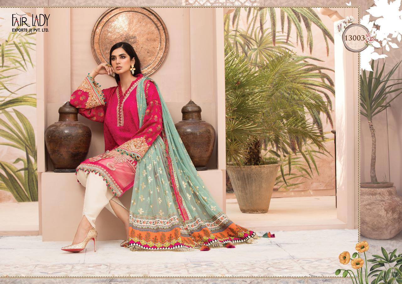 FAIR LADY MARIA B LAWN (SIFFON DUPATTA) - Image 7