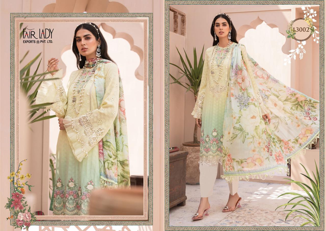 FAIR LADY MARIA B LAWN (SIFFON DUPATTA) - Image 12