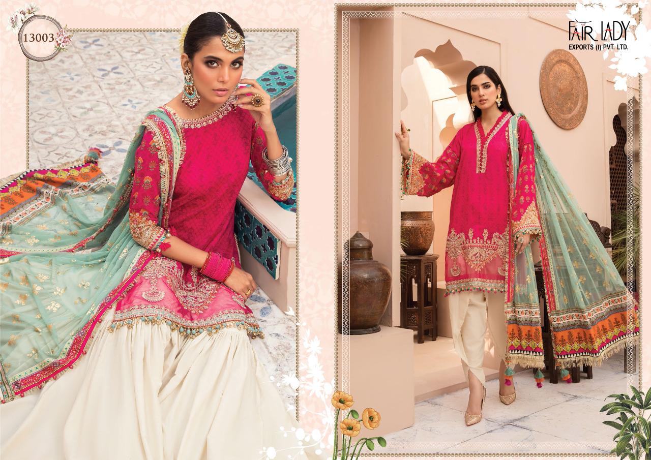 FAIR LADY MARIA B LAWN (SIFFON DUPATTA) - Image 10