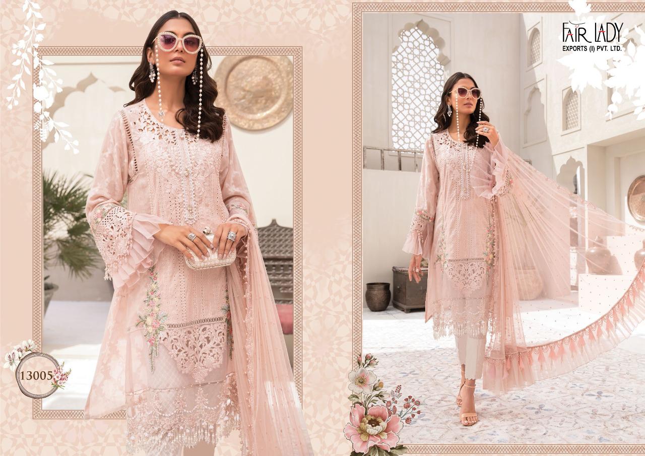 FAIR LADY MARIA B LAWN (SIFFON DUPATTA) - Image 6