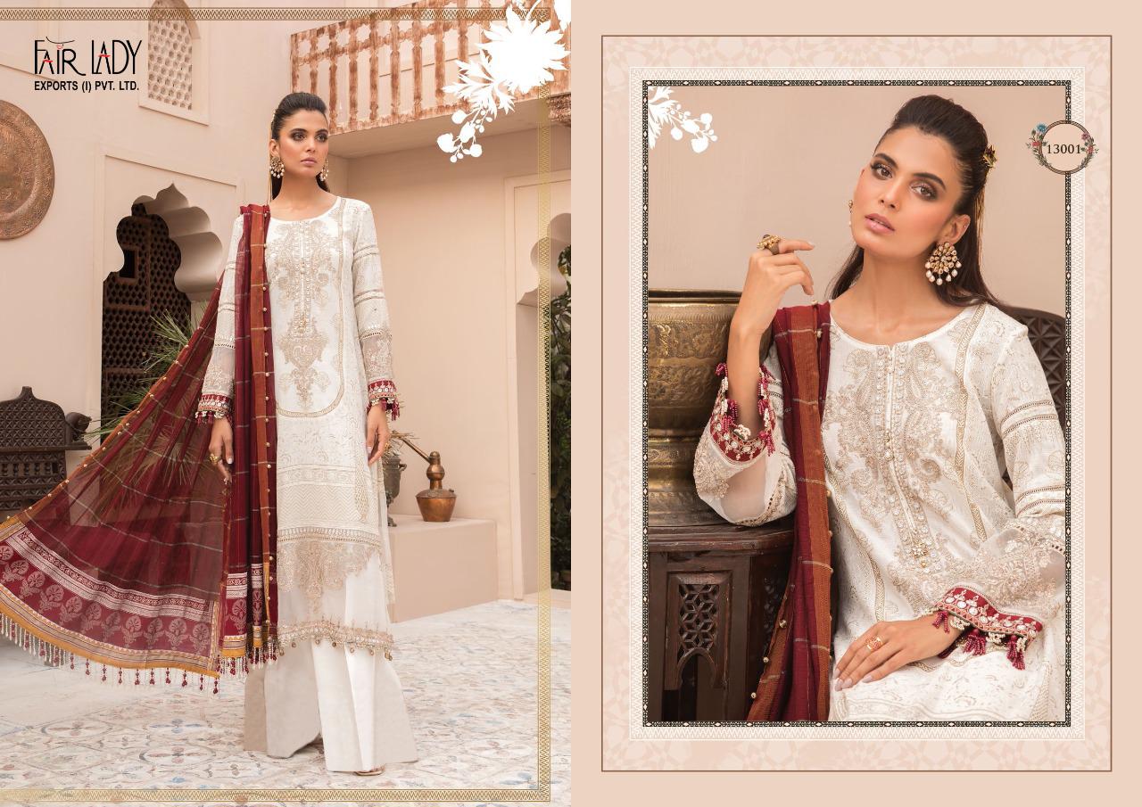 FAIR LADY MARIA B LAWN (SIFFON DUPATTA) - Image 8