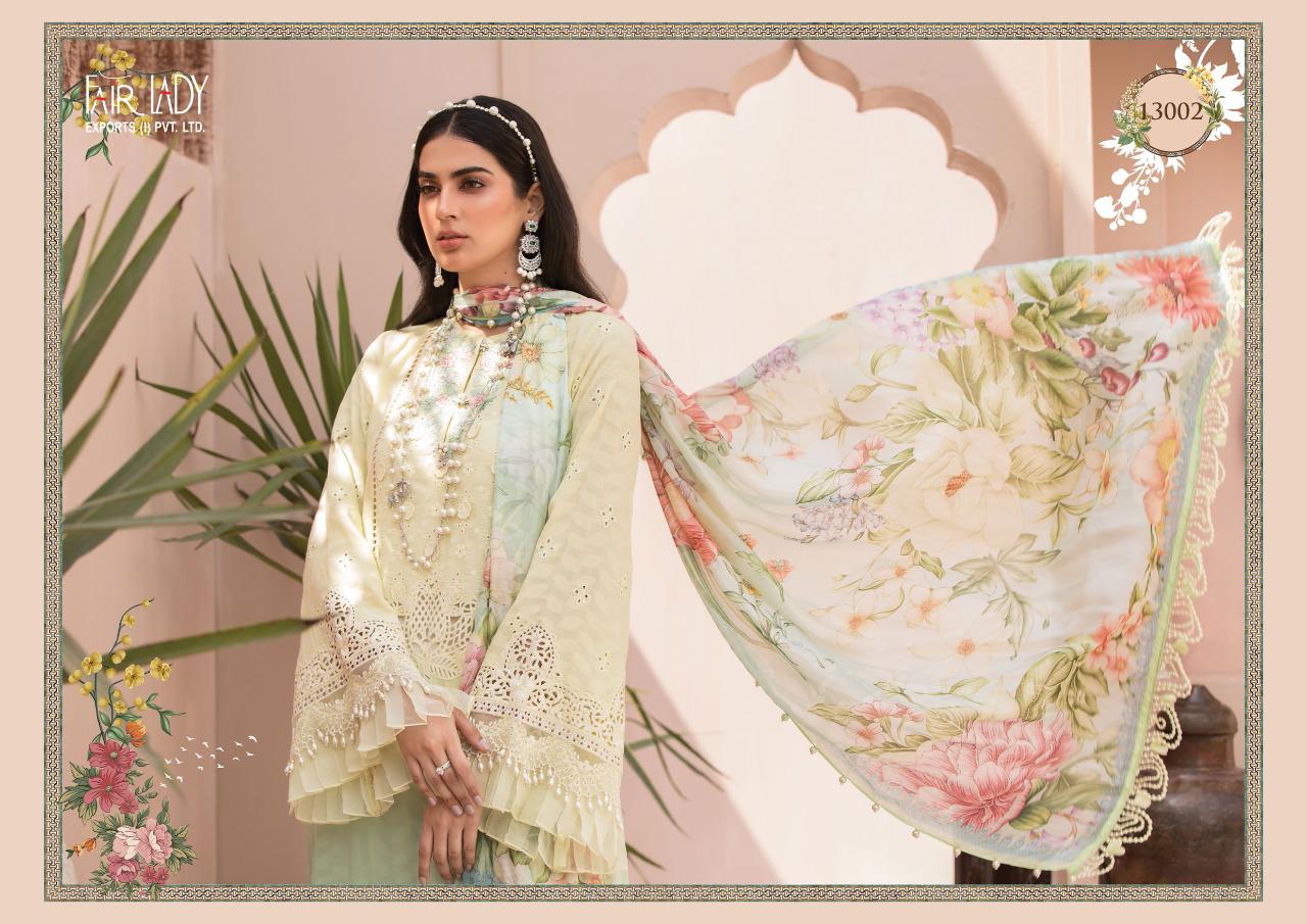 FAIR LADY MARIA B LAWN (SIFFON DUPATTA) - Image 9