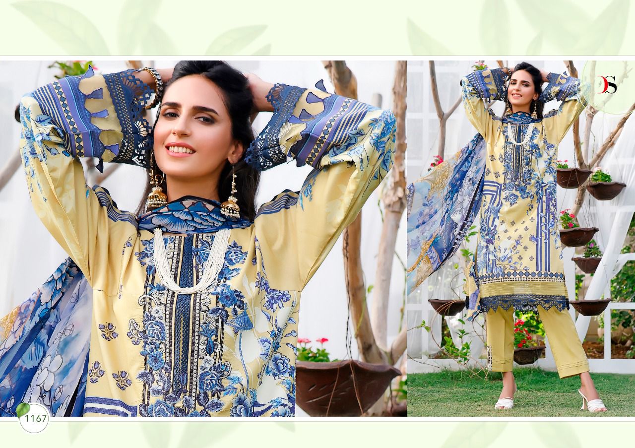 DEEPSY SUITS FIRDOUS URBANE 5 (COTTON DUPATTA) - Image 7