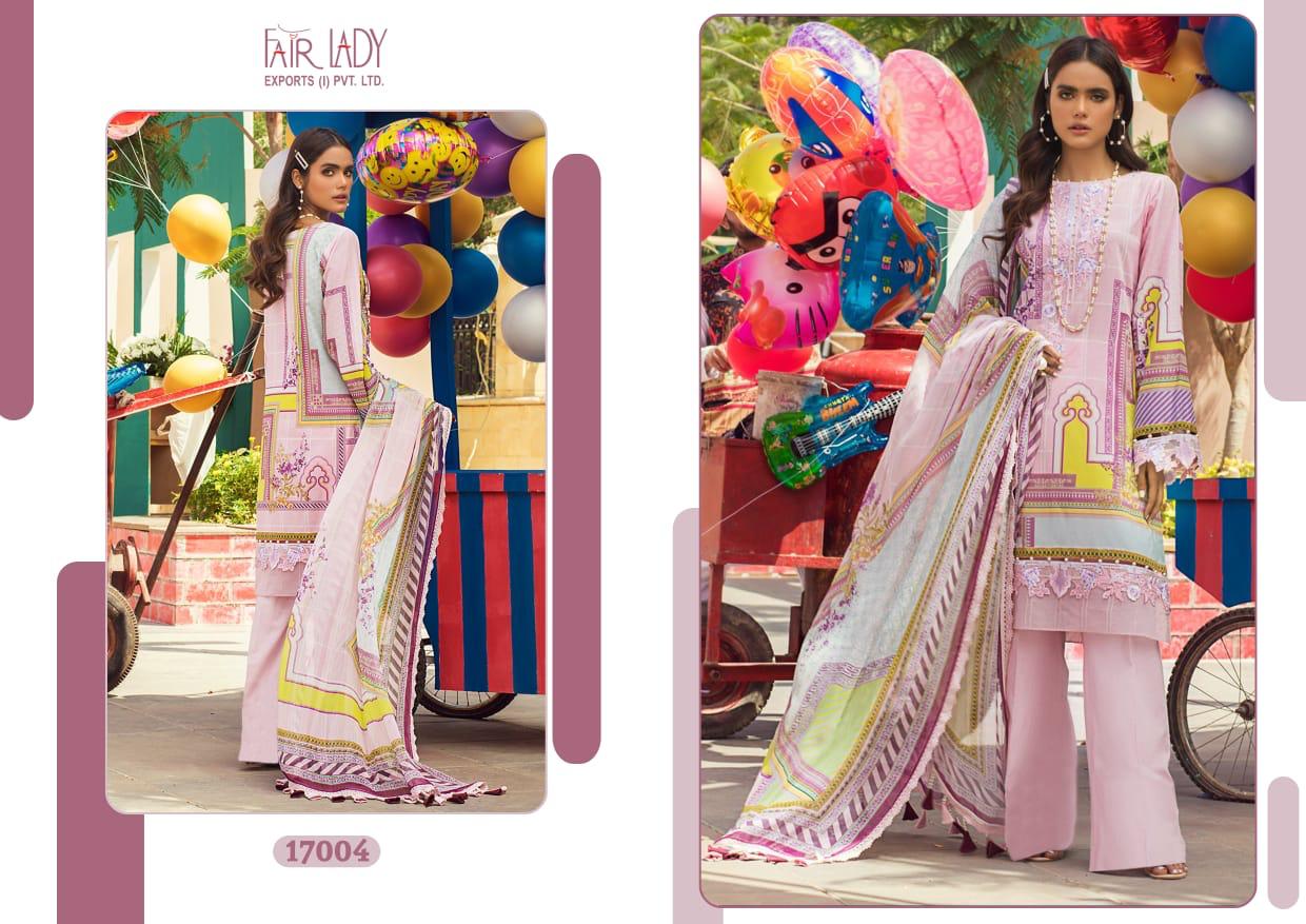 FAIR LADY AYESHA ZARA PREMIUM LAWN (COTTON DUPATTA) - Image 6