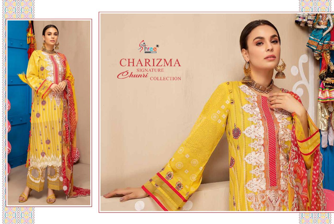 SHREE FABS CHARIZMA SIGNATURE CHUNRI COLLECTION (COTTON DUPATTA) - Image 4