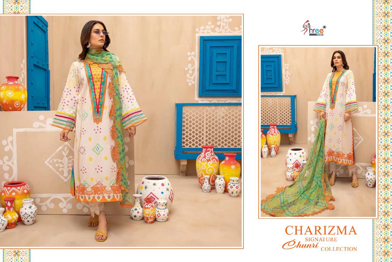 SHREE FABS CHARIZMA SIGNATURE CHUNRI COLLECTION (COTTON DUPATTA) - Image 5