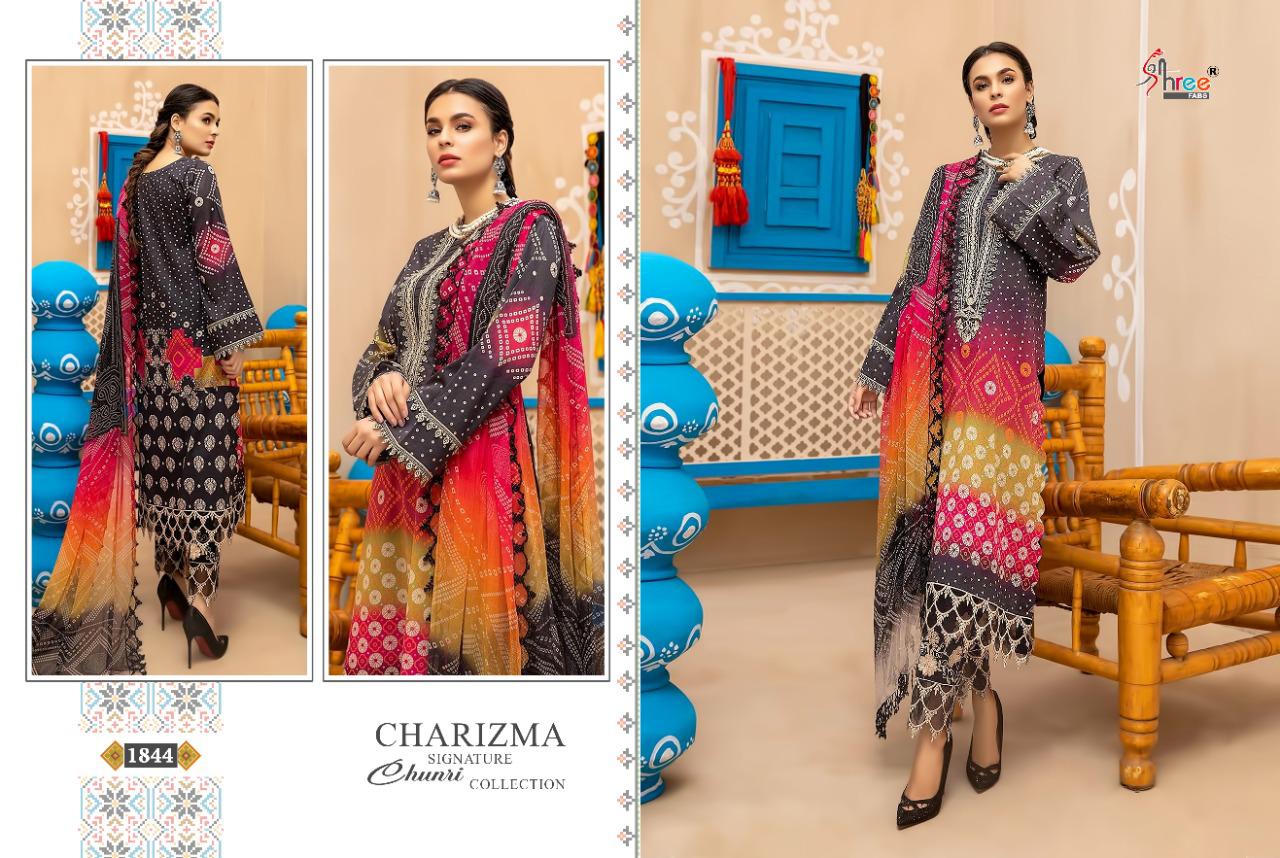 SHREE FABS CHARIZMA SIGNATURE CHUNRI COLLECTION (COTTON DUPATTA) - Image 8