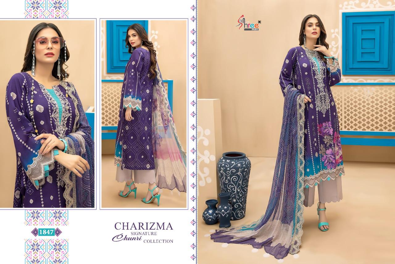 SHREE FABS CHARIZMA SIGNATURE CHUNRI COLLECTION (COTTON DUPATTA) - Image 10