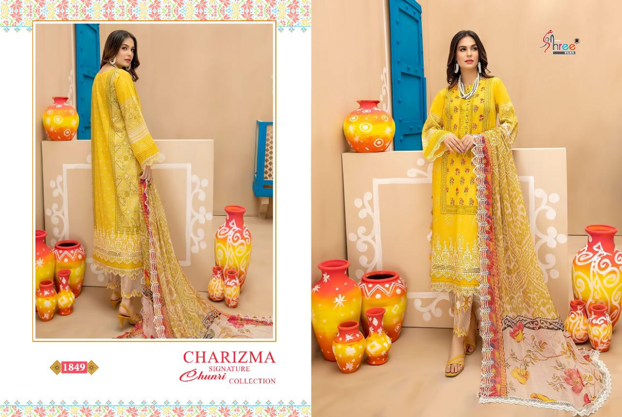 SHREE FABS CHARIZMA SIGNATURE CHUNRI COLLECTION (COTTON DUPATTA) - Image 6