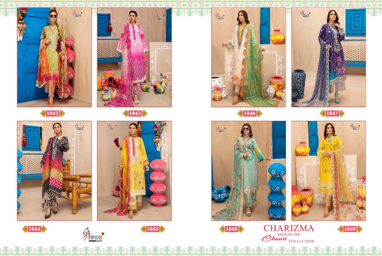 SHREE FABS CHARIZMA SIGNATURE CHUNRI COLLECTION (COTTON DUPATTA) - Image 18