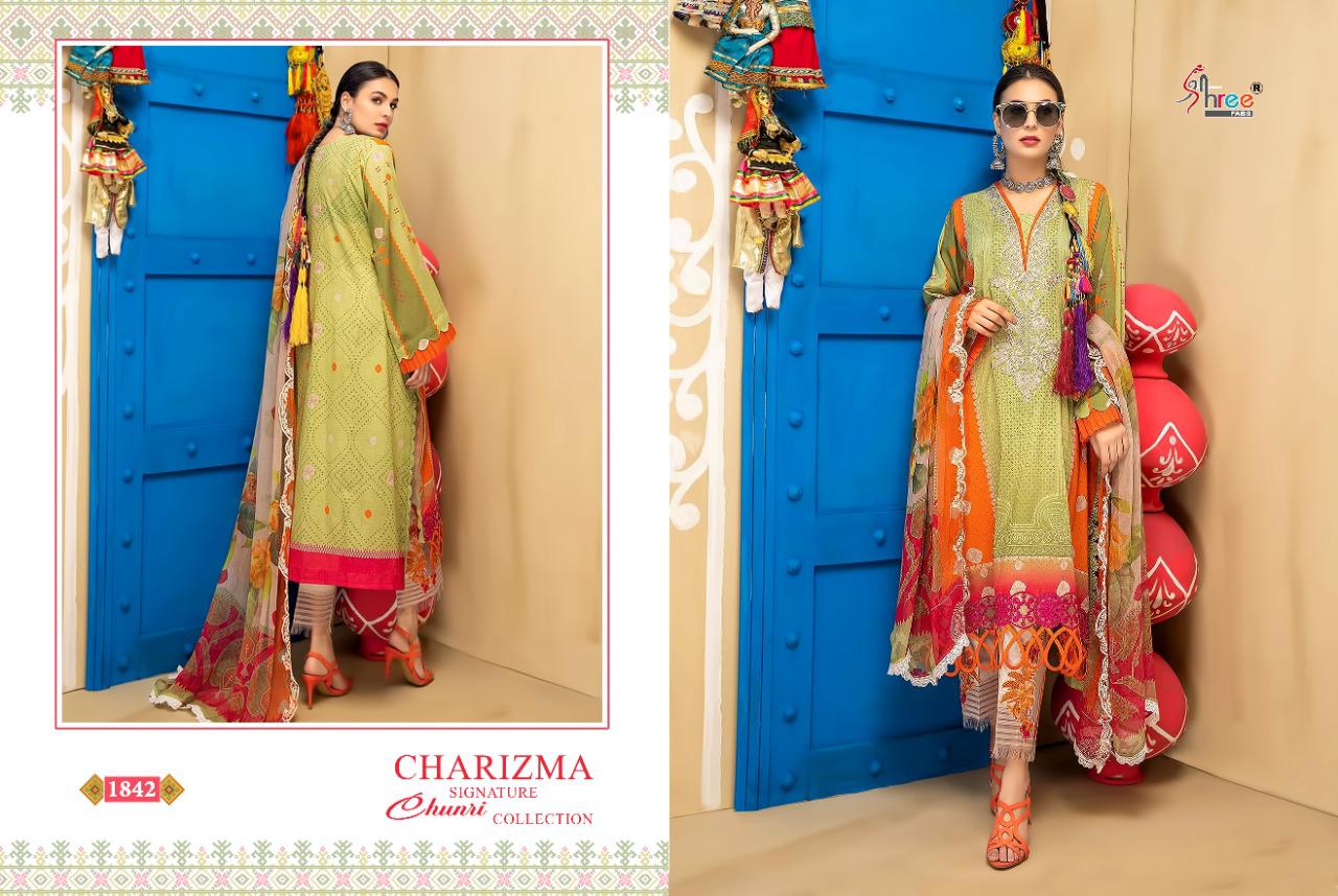 SHREE FABS CHARIZMA SIGNATURE CHUNRI COLLECTION (COTTON DUPATTA) - Image 15