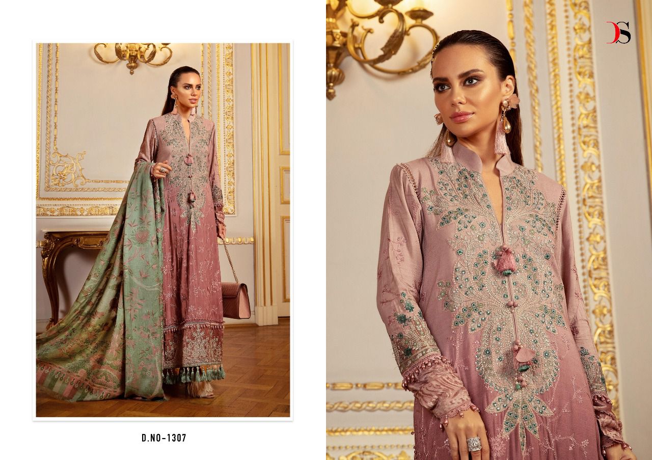 DEEPSY SUIT MARIAB PREMIUM LAWN 21 (SIFFON) - Image 10