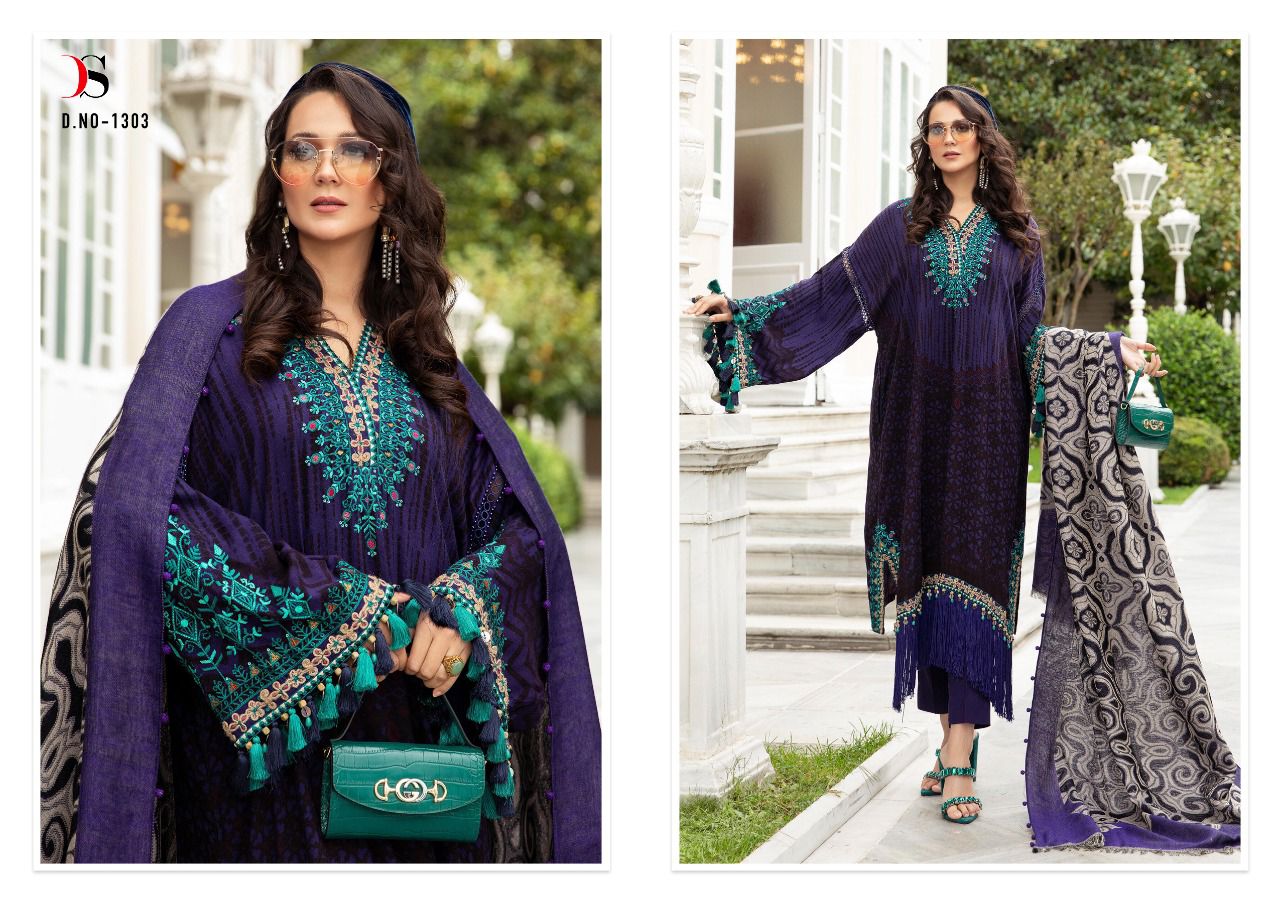 DEEPSY SUIT MARIAB PREMIUM LAWN 21 (SIFFON) - Image 11