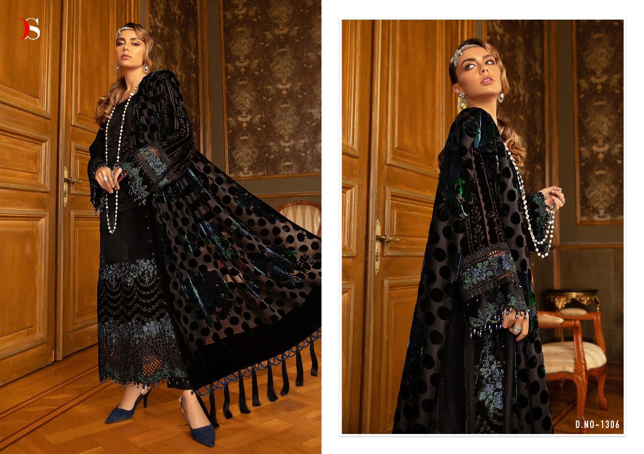 DEEPSY SUIT MARIAB PREMIUM LAWN 21 (SIFFON) - Image 6