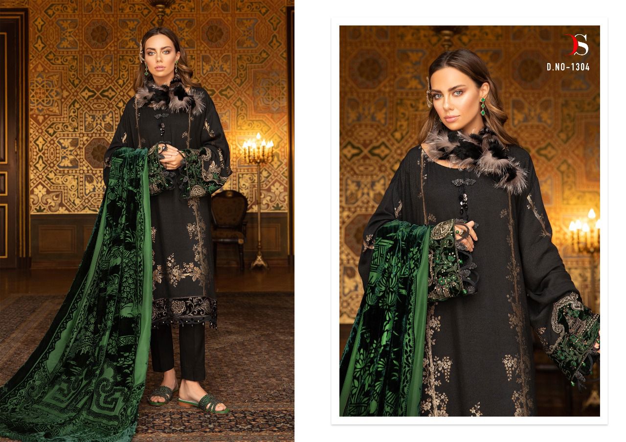 DEEPSY SUIT MARIAB PREMIUM LAWN 21 (SIFFON) - Image 5