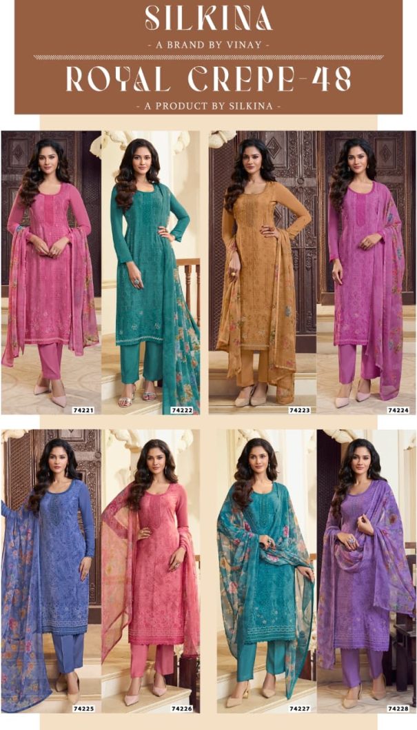 VINAY SILKINA ROYAL CREPE vol 48